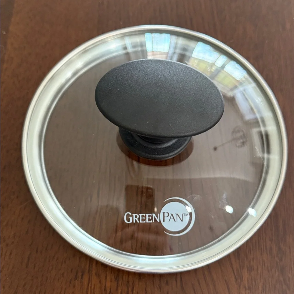 Green Pan Brand Replacement LID ONLY Approximately for a 6 inch sauce pan.